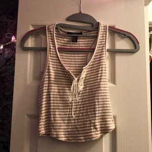 Striped crop top